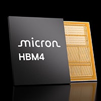 Micron HBM4 high bandwidth memory silicon chip
